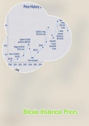 Bitcoins price history